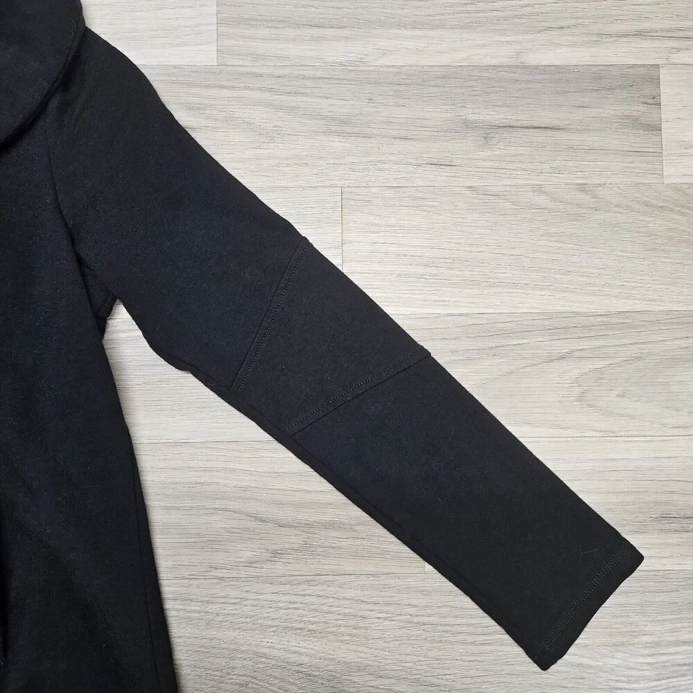 NYDJ Womens Black Zipper Cotton Stretch Jacket Small